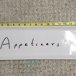 Pottery barn appetizer tray